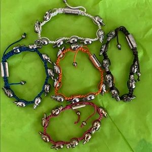 New Pull String Skeleton Colored Bracelets